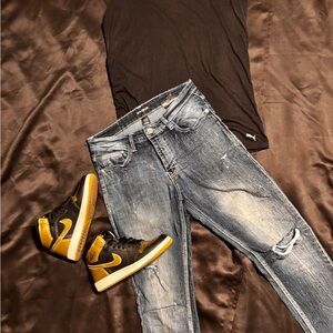 Sexy WT02 Distressed Skinny Jeans